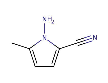 Molecular Structure of 310430-92-3 (1-amino-5-methyl-1H-pyrrole-2-carbonitrile)