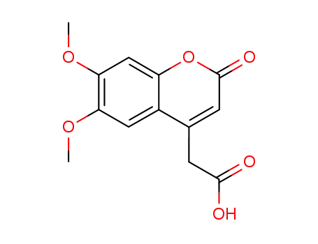 Molecular Structure of 88404-26-6 (6,7-DIMETHOXYCOUMARIN-4-ACETIC ACID)