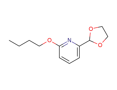 Molecular Structure of 217657-78-8 (6-n-butoxy-2-(1,3-dioxolan-2-yl)pyridine)