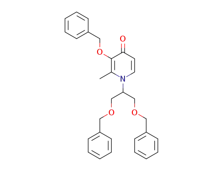 3-Benzyloxy-1-(2-benzyloxy-1-benzyloxymethyl-ethyl)-2-methyl-1H-pyridin-4-one