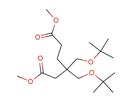 Molecular Structure of 819802-97-6 (Hexanedioic acid, 3,3-bis[(1,1-dimethylethoxy)methyl]-, dimethyl ester)