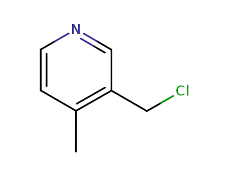 Molecular Structure of 45658-41-1 (3-(CHLOROMETHYL)-4-METHYLPYRIDINE)