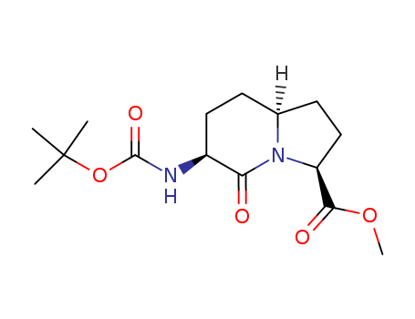 METHYL (3S,6S,8AS)-6-[(TERT-BUTOXYCARBONYL)AMINO]-5-OXOOCTAHYDROINDOLIZINE-3-CARBOXYLATE