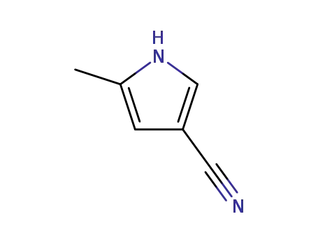 Molecular Structure of 42046-60-6 (5-methyl-pyrrole-3-carbonitrile)