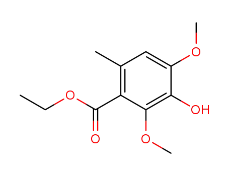 3-Aethoxycarbonyl-2,6-dimethoxy-4-methylphenol