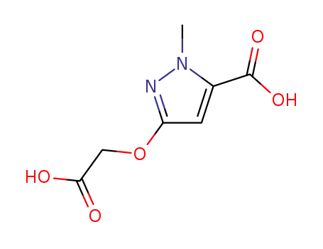 1H-Pyrazole-5-carboxylic acid, 3-(carboxymethoxy)-1-methyl-