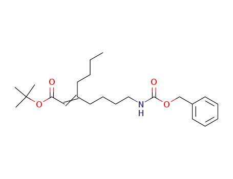 2-Heptenoic acid, 3-butyl-7-[[(phenylmethoxy)carbonyl]amino]-,  1,1-dimethylethyl ester