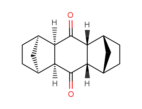 Molecular Structure of 2065-48-7 (endo-cis-anti-cis-endo-1,2,3,4,4a,5,6,7,8,8a,9a,10a-Dodecahydro-1,4:5,8-dimethanoanthracene-9,10-dione)