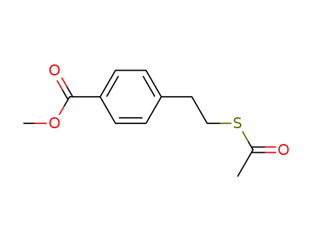 Benzoic acid, 4-[2-(acetylthio)ethyl]-, methyl ester