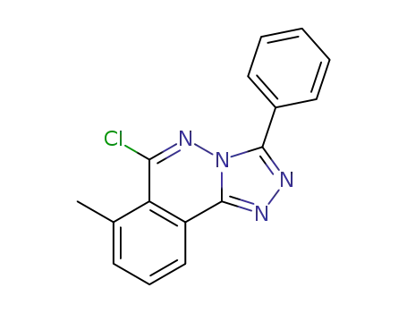 1,2,4-Triazolo[3,4-a]phthalazine, 6-chloro-7-methyl-3-phenyl-