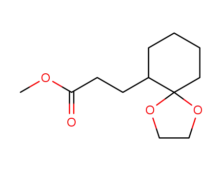 Methyl 3-(1,4-dioxaspiro[4.5]dec-6-yl)propanoate