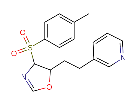 3-{2-[4-(toluene-4-sulfonyl)-4,5-dihydrooxazol-5-yl]ethyl}pyridine