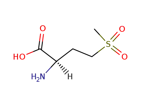 Molecular Structure of 1118-85-0 (methionine sulfone)