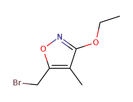 Isoxazole, 5-(bromomethyl)-3-ethoxy-4-methyl- (9CI)
