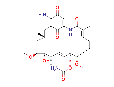 Molecular Structure of 64202-81-9 (17-Aminodemethoxygeldanamycin)