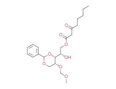3-Oxo-octanoic acid (S)-2-hydroxy-2-((4R,5R)-5-methoxymethoxy-2-phenyl-[1,3]dioxan-4-yl)-ethyl ester