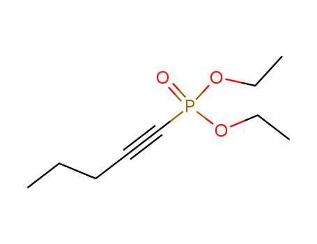 Phosphonic acid, 1-pentynyl-, diethyl ester