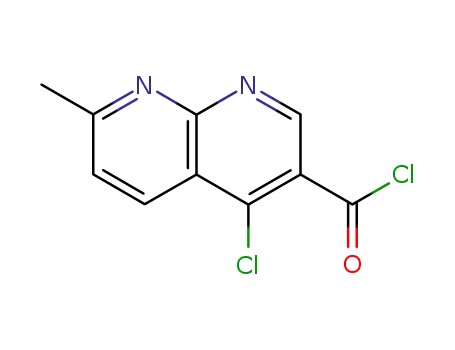 4-Chloro-7-methyl-[1,8]naphthyridine-3-carbonyl chloride