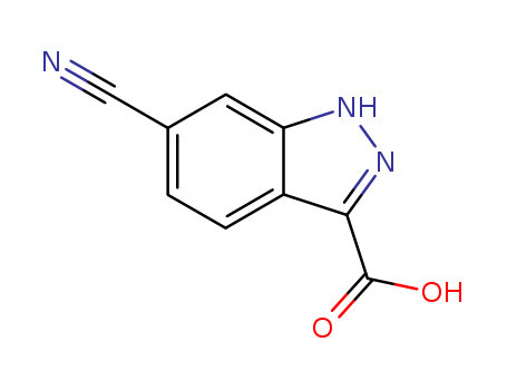 6-CYANO-1H-INDAZOLE-3-CARBOXYLIC ACID cas no. 194163-31-0 98%