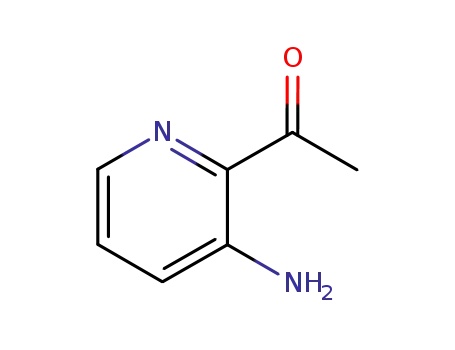 Molecular Structure of 13210-25-8 (1-(3-AMINO-PYRIDIN-2-YL)-ETHANONE)