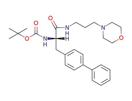 [(S)-2-Biphenyl-4-yl-1-(3-morpholin-4-yl-propylcarbamoyl)-ethyl]-carbamic acid tert-butyl ester