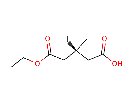 Pentanedioic acid,3-methyl-, monoethyl ester, (3R)- (9CI)