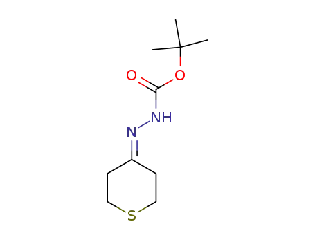 tert-butyl 2-(tetrahydro-4H-thiopyran-4-ylidene)hydrazine-1-carboxylate