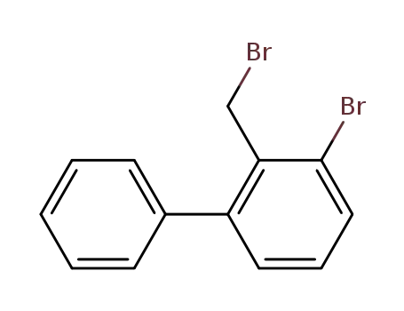 Molecular Structure of 172976-02-2 (2-bromo-6-phenylbenzyl bromide)