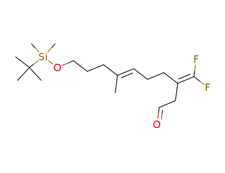 (E)-10-(tert-Butyl-dimethyl-silanyloxy)-3-difluoromethylene-7-methyl-dec-6-enal