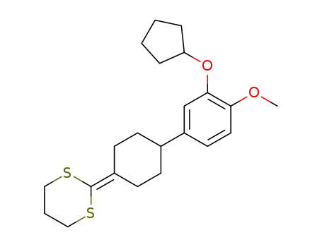 2-[4-(3-Cyclopentyloxy-4-methoxy-phenyl)-cyclohexylidene]-[1,3]dithiane