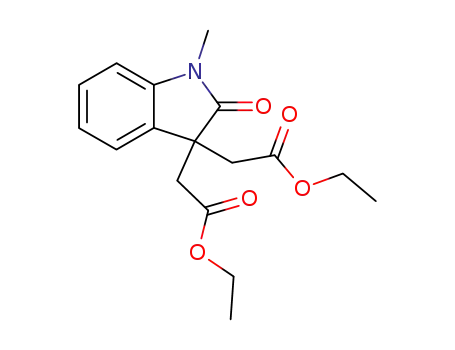 ethyl 2-[3-(ethoxycarbonylmethyl)-1-methyl-2-oxo-indol-3-yl]acetate