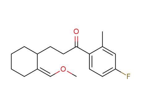 1-(4-Fluoro-2-methyl-phenyl)-3-{2-[1-methoxy-meth-(Z)-ylidene]-cyclohexyl}-propan-1-one