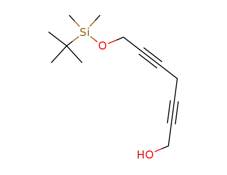 Molecular Structure of 633302-51-9 (2,5-Heptadiyn-1-ol, 7-[[(1,1-dimethylethyl)dimethylsilyl]oxy]-)