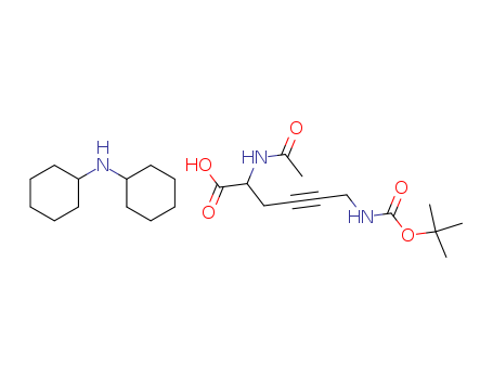 DL-2-Acetamido-6-(Boc-amino)-4-hexynoic acid DCHA