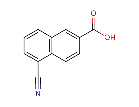2-Naphthalenecarboxylic acid, 5-cyano-