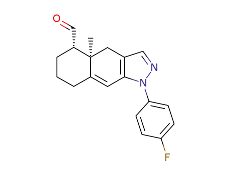 (4aR,5S)-1-(4-fluorophenyl)-4a-methyl-4,4a,5,6,7,8-hexahydro-1H-benzo[f]indazole-5-carbaldehyde