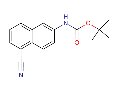 TERT-BUTYL (5-CYANO-2-NAPHTHYL)CARBAMATE