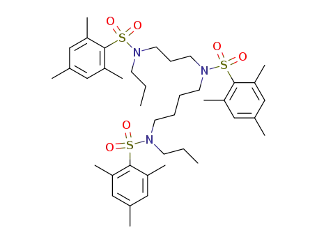Benzenesulfonamide,
2,4,6-trimethyl-N-[4-[propyl[(2,4,6-trimethylphenyl)sulfonyl]amino]butyl]-
N-[3-[propyl[(2,4,6-trimethylphenyl)sulfonyl]amino]propyl]-