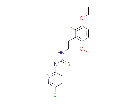 Thiourea, N-(5-chloro-2-pyridinyl)-N'-(2-(3-ethoxy-2-fluoro-6-methoxyphenyl)ethyl)-