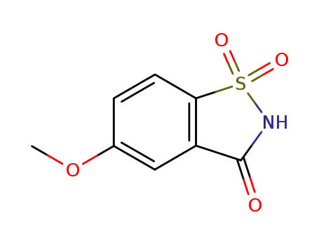 5-methoxybenzo[d]isothiazol-3(2H)-one 1,1-dioxide