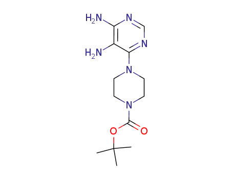 1-Piperazinecarboxylic acid, 4-(5,6-diamino-4-pyrimidinyl)-,
1,1-dimethylethyl ester