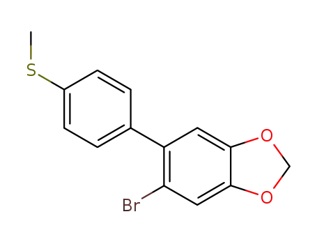 5-bromo-6-(4-methylsulfanyl-phenyl)-benzo[1,3]dioxole
