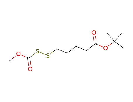 Molecular Structure of 187396-17-4 (S-(carbomethoxysulfenyl)-5-thiopentanoic acid)