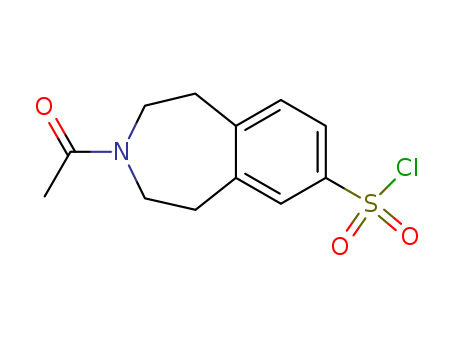 3-ACETYL-2,3,4,5-TETRAHYDRO-1H-BENZO[D]AZEPINE-7-SULFONYL CHLORIDE