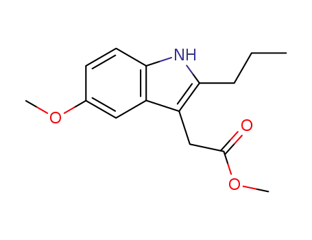 1H-Indole-3-acetic acid, 5-methoxy-2-propyl-, methyl ester