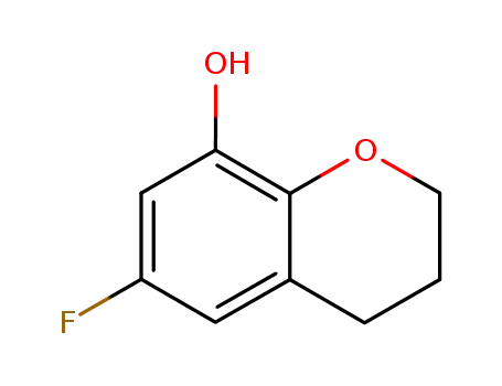 Molecular Structure of 188826-25-7 (6-FLUOROCHROMAN-8-OL)