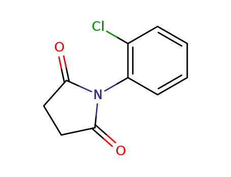 Molecular Structure of 7402-22-4 (1-(2-chlorophenyl)pyrrolidine-2,5-dione)