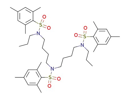 N<sup>1</sup>,N<sup>9</sup>-dipropyl-N<sup>1</sup>,N<sup>5</sup>,N<sup>9</sup>-tris(mesitylenesulfonyl)homospermidine