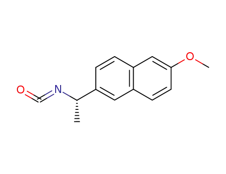 Molecular Structure of 125836-70-6 (naproxen isocyanate)