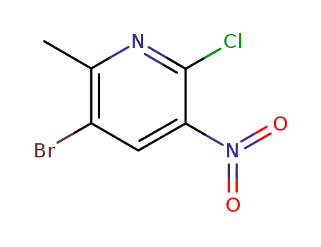 3-Bromo-6-chloro-2-methyl-5-nitropyridine cas  186413-75-2